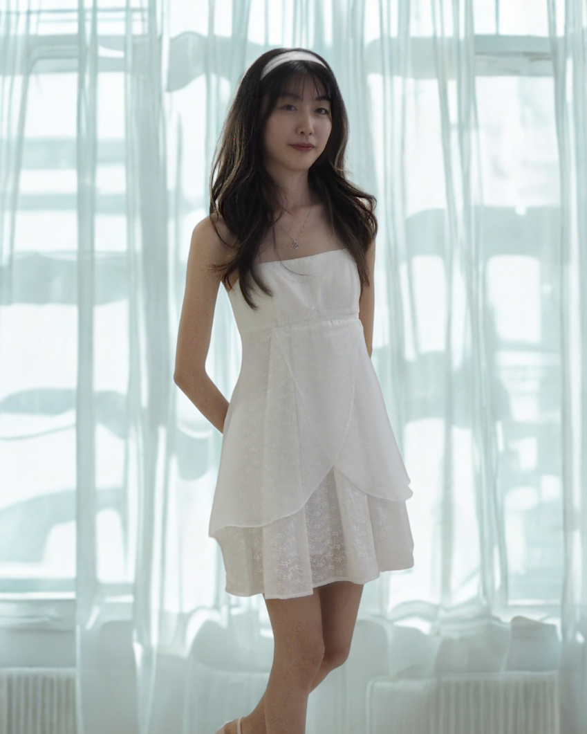 Eloise Eyelet Romper Dress