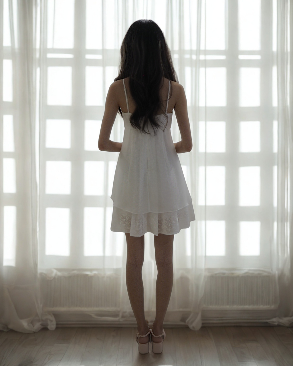 Eloise Eyelet Romper Dress