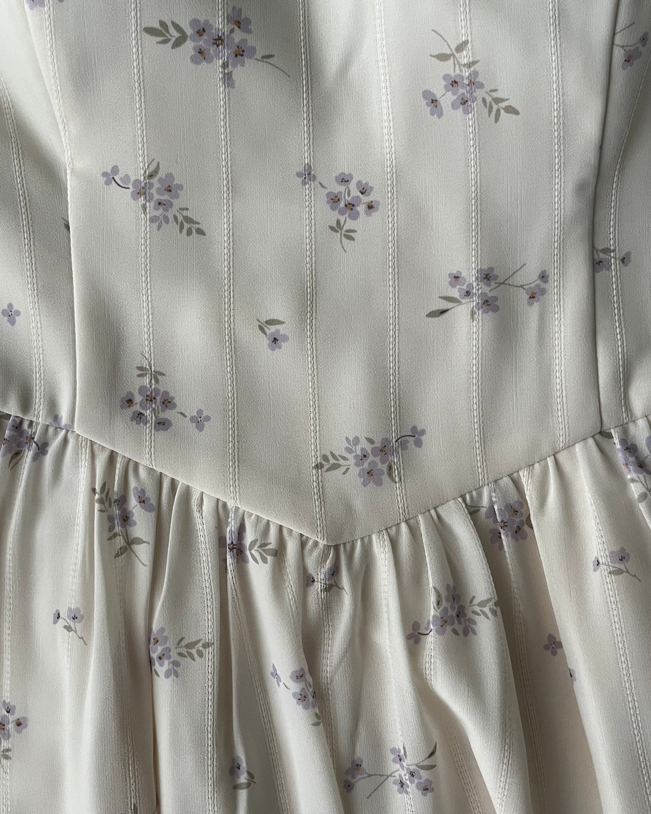 Caryn Corset Tie Midaxi Dress (Lavender Purple)