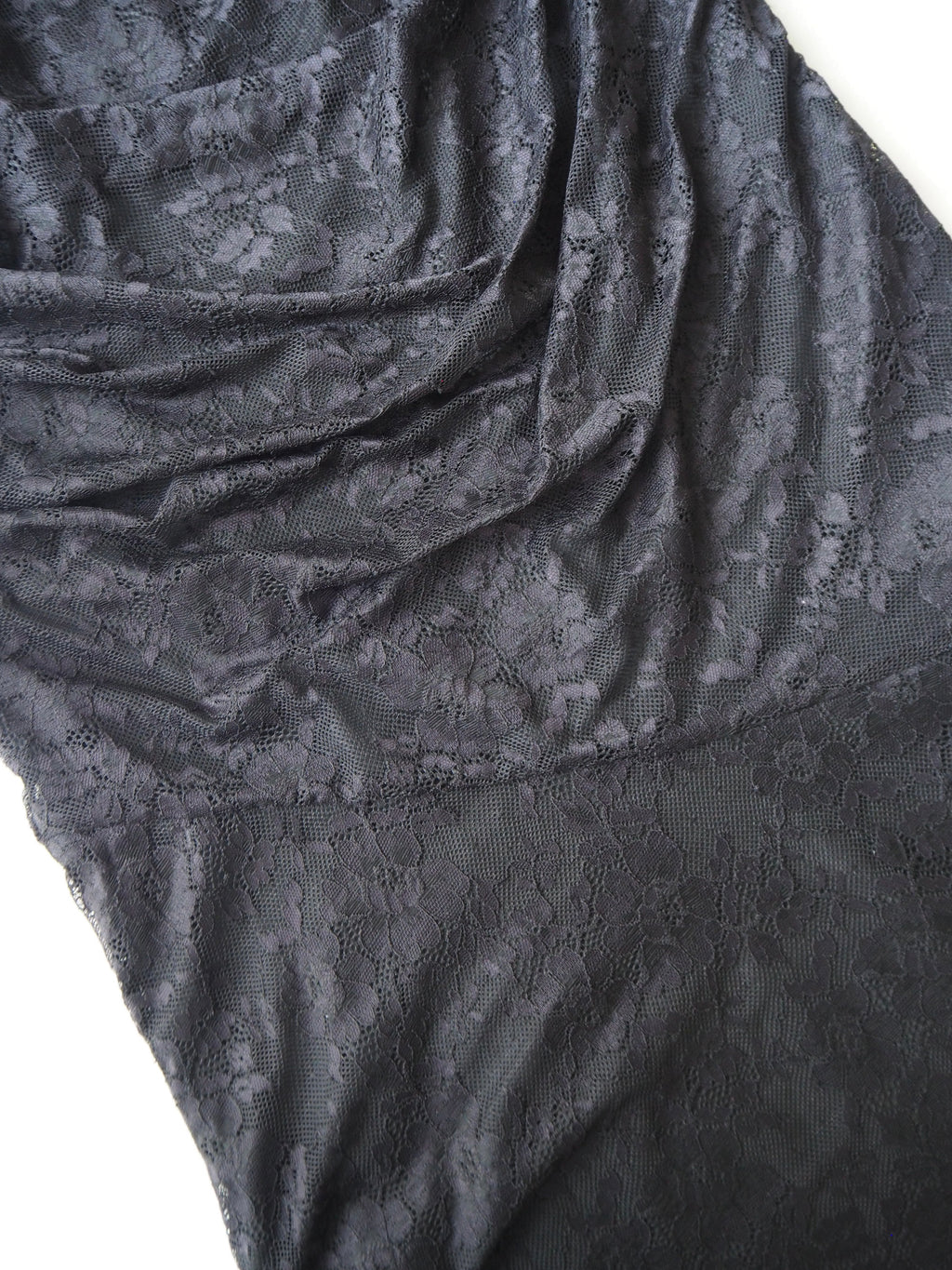 Laura Lace Mermaid Skirt Co-Ord (Black)